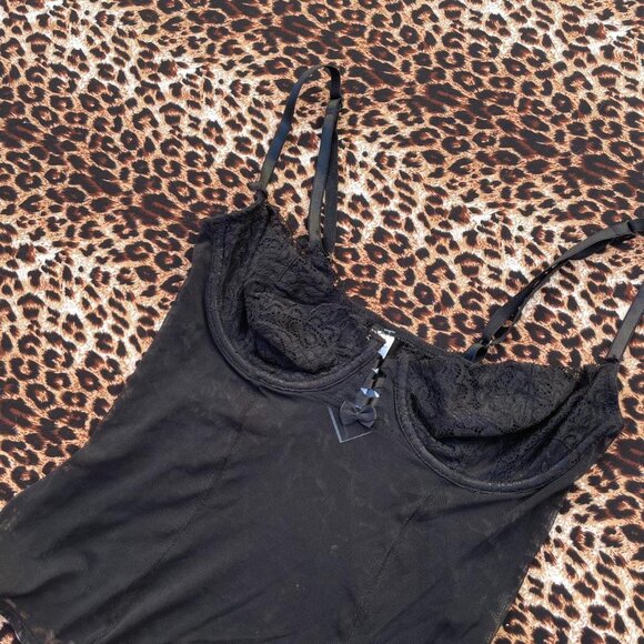 00s mesh bustier top - Picture 2 of 7